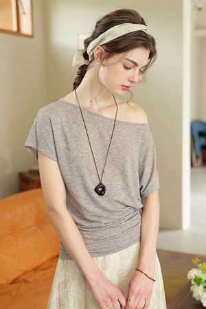 Collar two waist top_2color