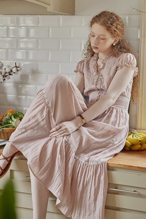 Delicate ruffle dress