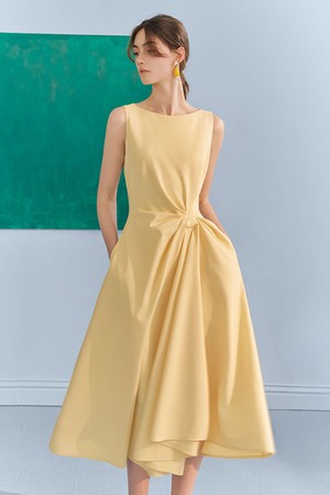 A line sleeveless dress