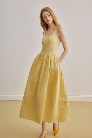 U-neck camisole dress