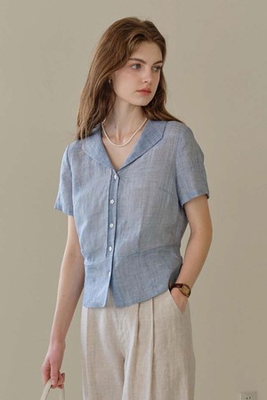 Fermented washed blouse
