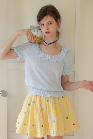 Soft ruffle blouse