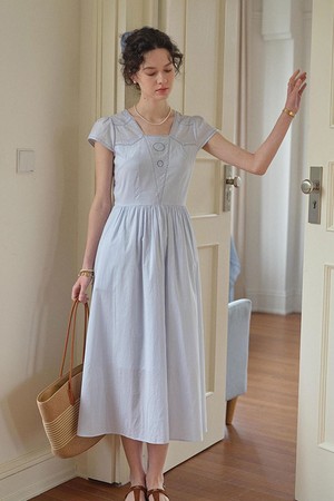 Registration french a-line dress