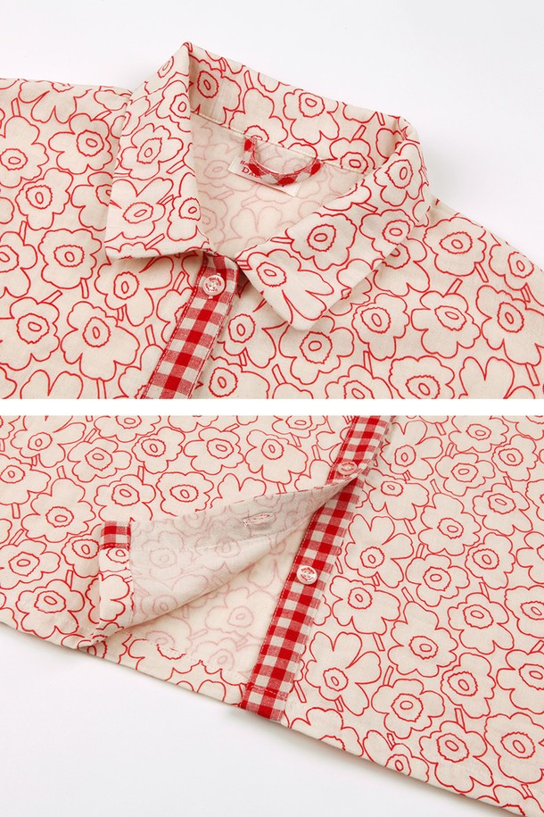 달파티 차차플라워 파자마세트는 여성용 파자마 세트로, 봄, 가을 계절에 적합합니다. 핑크와 레드의 사랑스러운 컬러 옵션으로 제공되며, 집콕룩을 위한 로맨틱하고 클래식한 스타일을 연출합니다. 부드러운 면 소재에 플라워와 체크 패턴이 더해져 포근한 착용감을 선사하며, 긴 소매와 긴 바지, 카라넥 디자인으로 편안함을 더했습니다. 상하 세트로 구성되어 있어 간편하게 스타일링할 수 있습니다.
