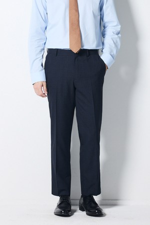 투톤 자스페 체크 포멀 팬츠_네이비 (클래식핏)_SSLTC53CCN