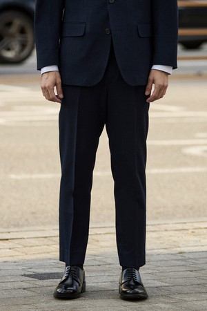 ITALY MARLANE 에센셜 울 포멀 팬츠_네이비 (클래식핏)_SSLTC94CSN