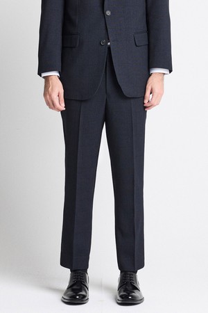 윈도페인 패턴 컴포트 포멀 팬츠_네이비 (컴포트핏)_SSLTC61CCN