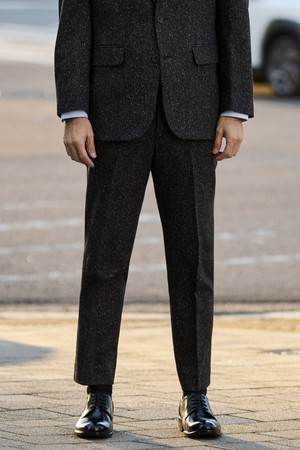 ITALY MARLANE 울 실크 포멀 팬츠_블랙 (클래식핏)_SSLTD91CSB