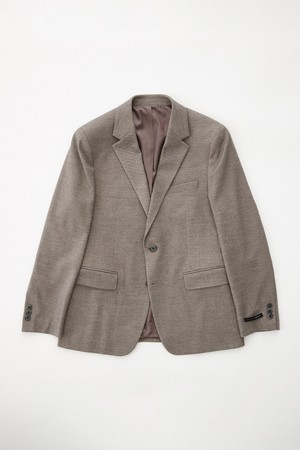 소프트 터치 멜란지 트윌 자켓_베이지 (클래식핏)_DEJUA01CSD