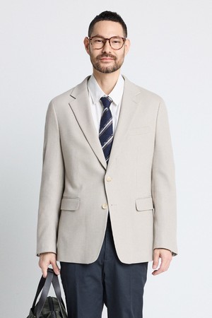 허니콤 조직 컴포트 자켓_베이지 (릴렉스핏)_SJAUA01NSD