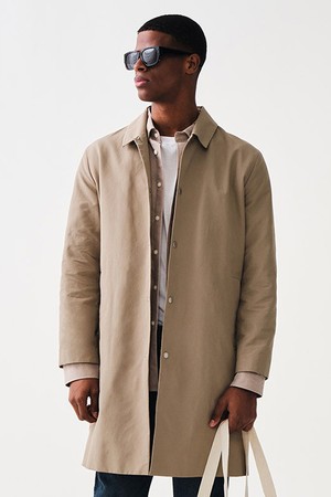 에센셜 코튼-나일론 맥코트 베이지 (베이직핏)_SCTUA02NSD