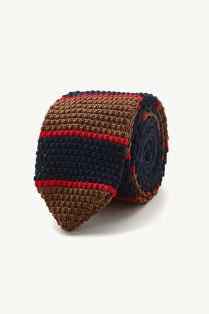 브라운 니트 넥타이_SNTUZ17TSH