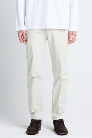 [DIEMS by STCO][피치가공] 오피셔 치노 팬츠_아이보리 (테이퍼드핏)_DPAUZ15CSI
