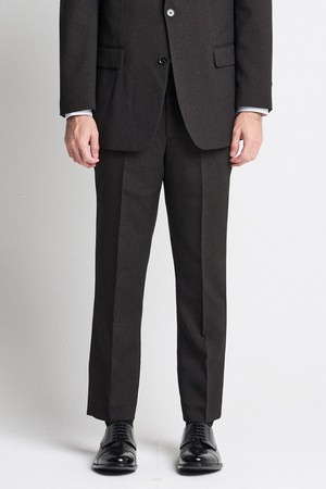 투톤 컴포트 포멀 팬츠_브라운 (컴포트핏)_SSLTC62CAH