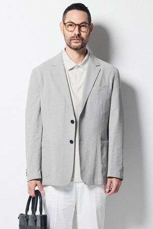 [DIEMS by STCO]모달 써커 쿨터치 자켓_베이지_DEJUB12CSD