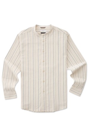 코튼 밴드카라 셔츠_아이보리 (이지핏)_DDSUA09ETI