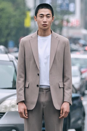 4WAY 스트레치 에센셜 셋업 블레이저_베이지 (릴렉스핏)_SEJUZ02NSD