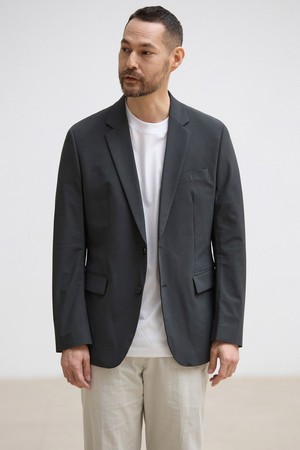 Motion-Free Air Suit_카키 그레이 (슬림핏)_SSJUB03SSK