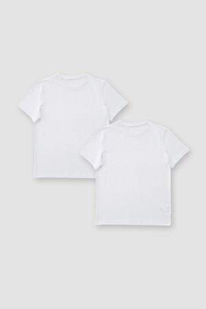 [DIEMS by STCO]2PACK 라운드 티셔츠 (WT+WT)_DTSVZ01SSW