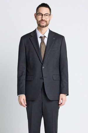 [크로스핏] 울혼방 사방스판 수트자켓 그레이 (클래식핏)_SSJVZ63CSG