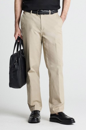 [DIEMS by STCO][히든밴드] 바이오워싱 치노 팬츠_카키 (스트레이트핏)_DPAVZ06CSK