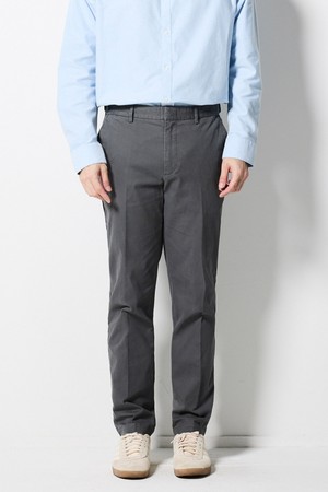 [DIEMS by STCO][히든밴드] 바이오워싱 치노 팬츠_차콜 (테이퍼드핏)_DPAVZ02CSG