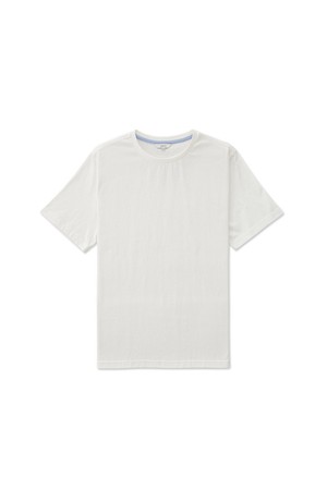 [50수/ 2합사] 고밀도 베이직 티셔츠_화이트 (클래식핏)_DTSUB01CSW