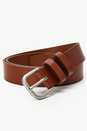 브라운 통가죽 벨트 브라운_SBEVZ80TSH