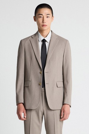 4Way-Stretch 경량 트윌 셋업 자켓_베이지 (릴렉스핏)_SEJVB02NSD