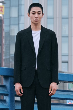 플루이드 셋업 자켓 블랙 (릴렉스핏)_SEJVB11NSB