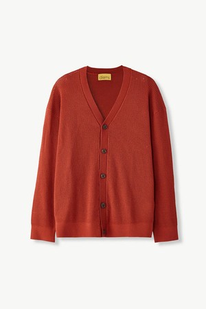 [DIEMS by STCO]COOL 펀칭 가디건_오렌지 (세미오버핏)_DKGVB62CSO