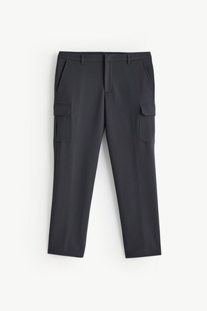 [DIEMS by STCO]스트레치 카고 골프 팬츠_차콜 (테이퍼드핏)_DGPVA62CSG