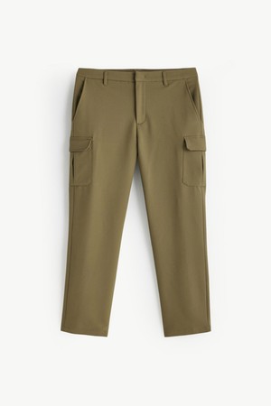 [DIEMS by STCO]스트레치 카고 골프 팬츠_카키 (테이퍼드핏)_DGPVA61CSK