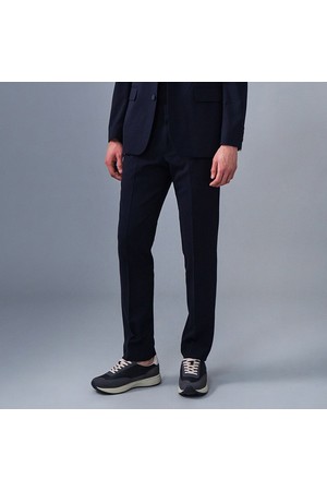 네이비 클래식핏 폴리 수트 팬츠_SSLUB52CSN