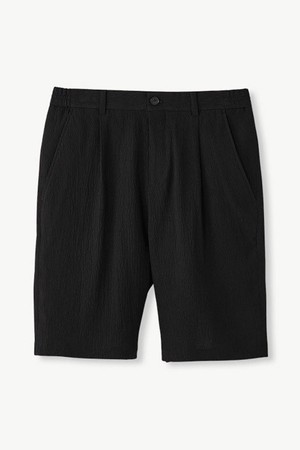 크리즈 하프 팬츠 블랙 (컴포트핏)_SHPVB01NSB