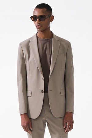 폴리 셋업 자켓_베이지 (슬렌더핏)_SEJUB02CSD