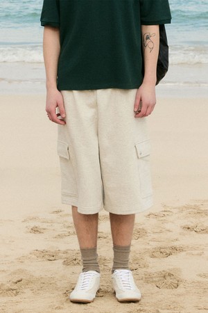 City Jersey Cargo Shorts_ 그레이_CHPVA11HSG