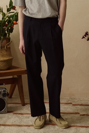 [영국 소재] 브리즈번 모스 컴포트 팬츠 네이비