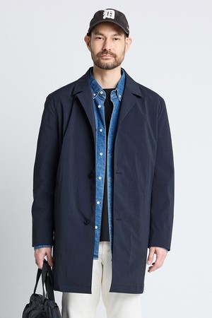 경량 맥 트렌치 코트_네이비 (세미오버핏)_SCTWA06NSN