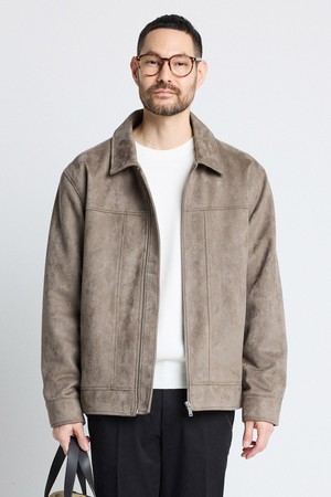 스웨이드 트러커 점퍼_베이지 (베이직핏)_SJPWA01NSD