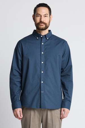 [DIEMS by STCO]Compact Stretch Oxford Shirts_네이비 (이지핏)_DDSWZ03ESN