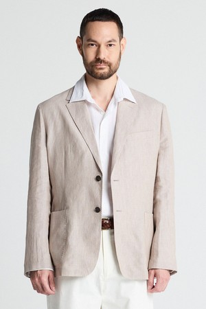 [DIEMS by STCO][프리미엄] 린넨 100% 자켓_아이보리 (클래식핏)_DJAVB31CSI