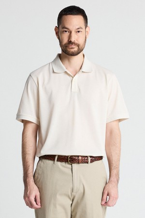 [DIEMS by STCO]강연 실켓 PQ 카라넥 반팔 티셔츠_아이보리 (클래식핏)_DTSVB12CSI
