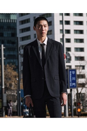 4Way-Stretch 경량 트윌 셋업 자켓_네이비 (릴렉스핏)_SEJWB01NSN