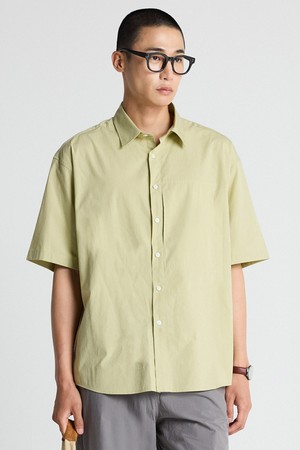 컴포트 모던워크 반팔 셔츠_그린 (오버핏)_SDSVB64OSE