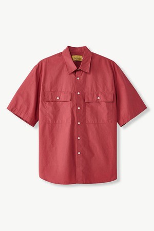 [DIEMS by STCO]아웃포켓 반팔 셔츠_핑크 (오버핏)_DDSVB61OSP