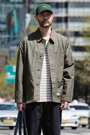 [DIEMS by STCO]캐주얼 초어 자켓_카키 (오버핏)_DJAWB62OSK