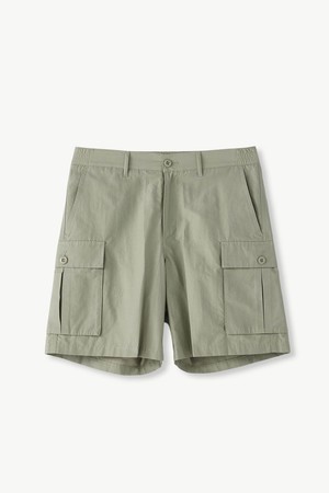 [DIEMS by STCO]립스탑 카고 하프 팬츠 그린_DHPVB61CSE