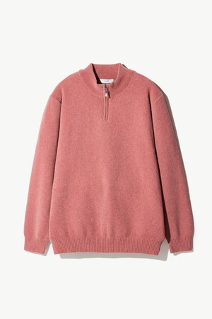 [DIEMS by STCO] 셔닐 반집업 니트_핑크 (클래식핏)_DKTWD35CSP