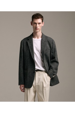 해리스트위드 자켓_그레이_0JAWD03GHG